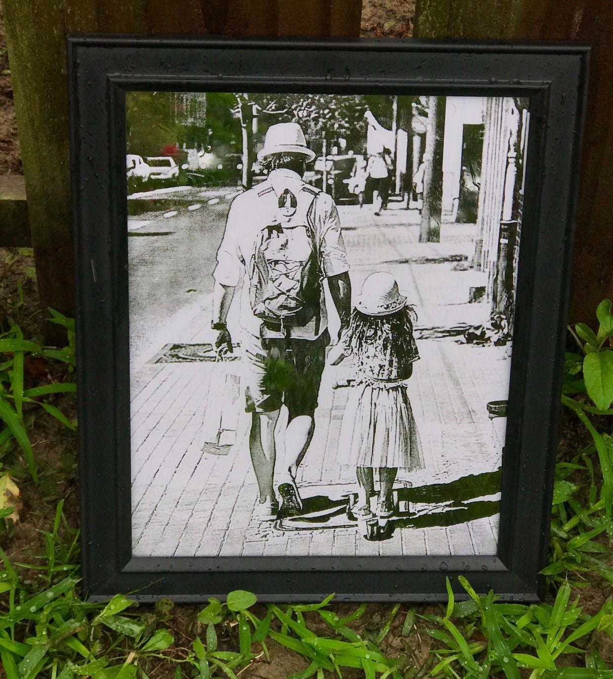 Custom Engraved mirror, photo engraved glass, photo etched glass, 8 x 10 mirror, Graduation photo, Mother's Day, Father's Day gift