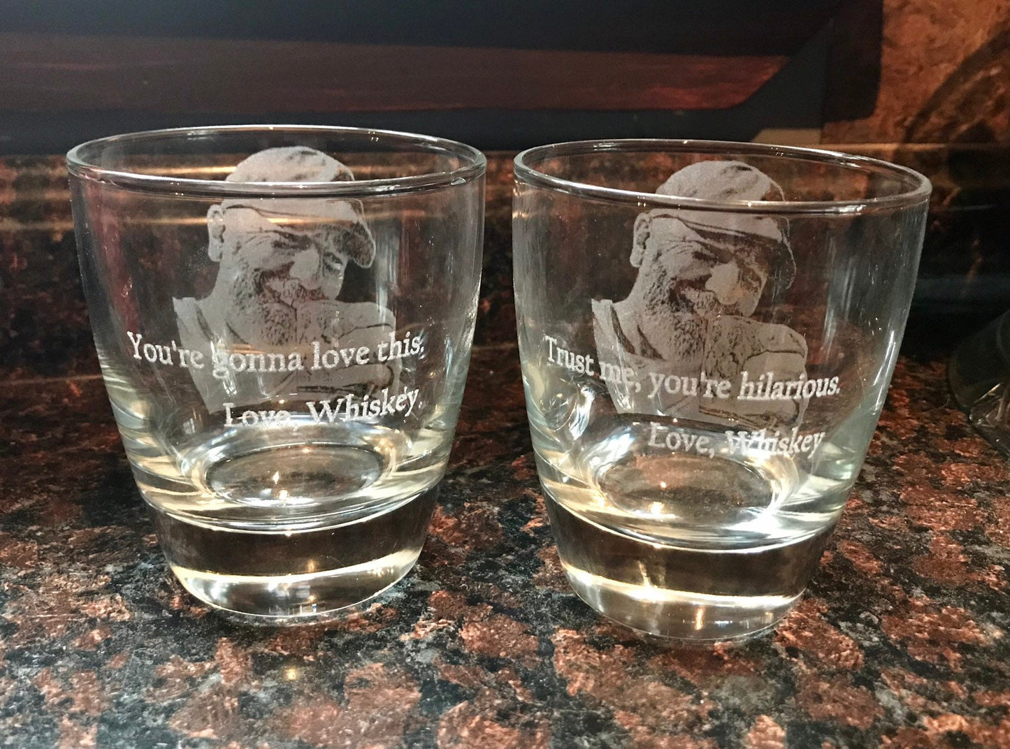 Personalized Engraved wine glass, Custom picture wine glass,engraved photo whiskey glass,Wedding Glass,Anniversary,Graduation, Mother's day