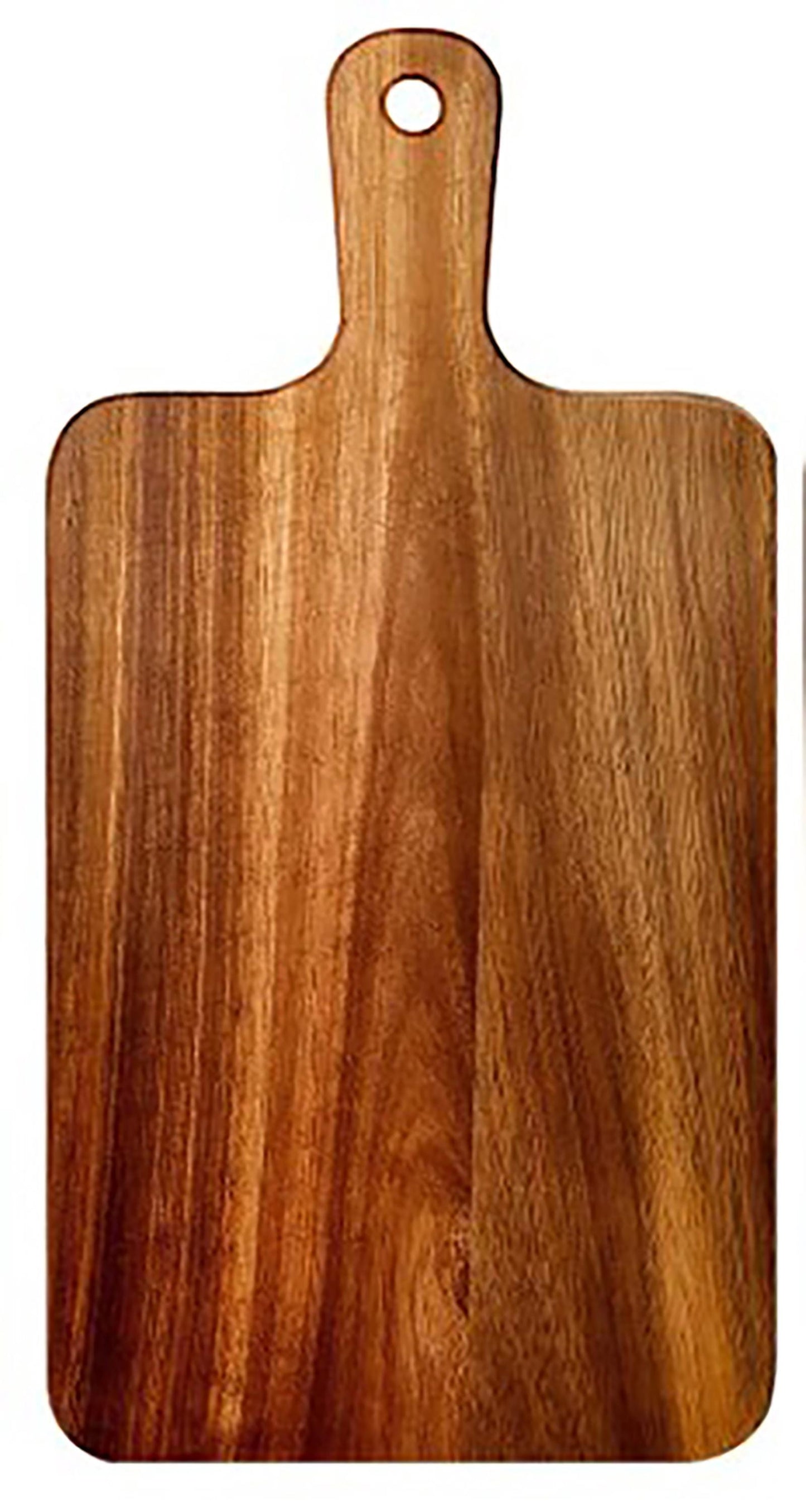 Recipe engraved Acacia Wood Cutting Board with Handle
