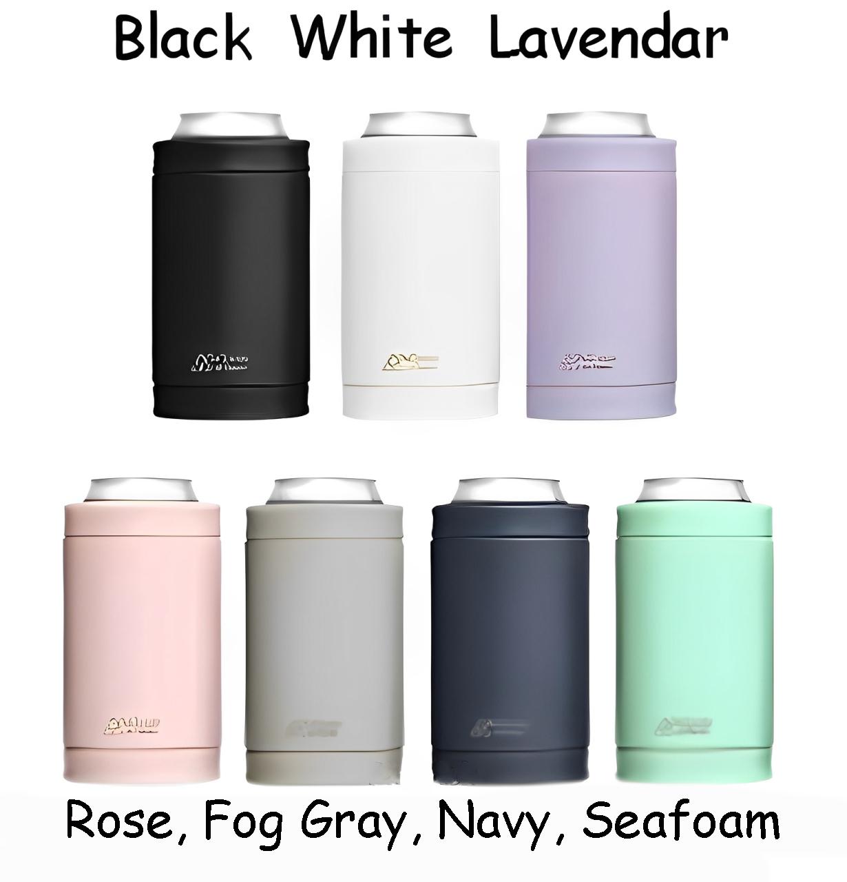 Engraved Photo Can Cooler — Universal, Vacuum-Insulated Stainless Steel, Gift for Weddings, Bridesmaids, Groomsmen